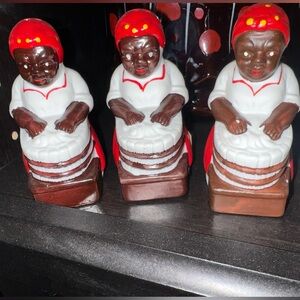 Salt and Pepper Shaker with toothpick holder